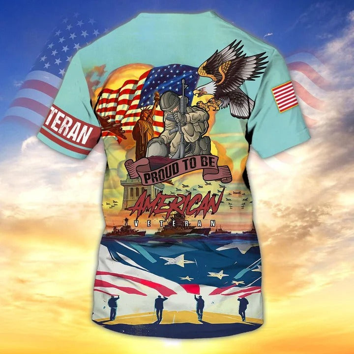 3D Veteran Shirt Memorial Days Proud To Be American T Shirts 911 Shirts