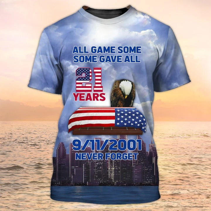 All Gave Some Some Gave All 3D T Shirt Men Women 11 Sep American Memorial Shirt
