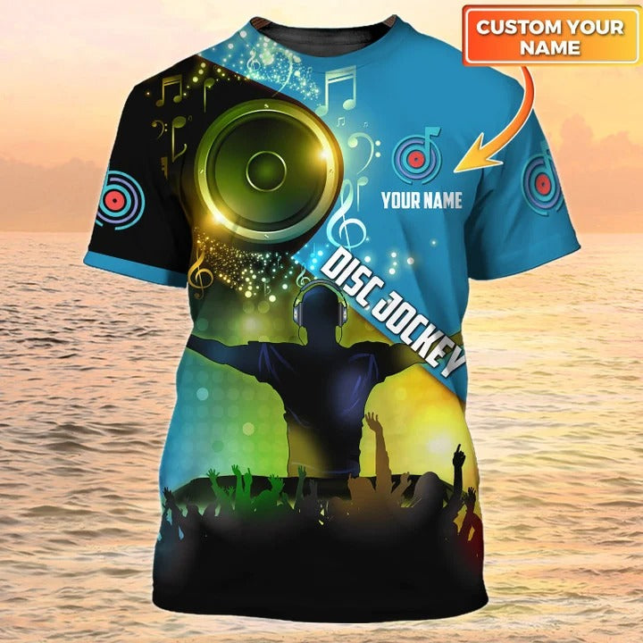 Dj Tshirt DJ Men''s Personalized 3D Shirts Dj Custom Tshirt Gift For DJ Lover