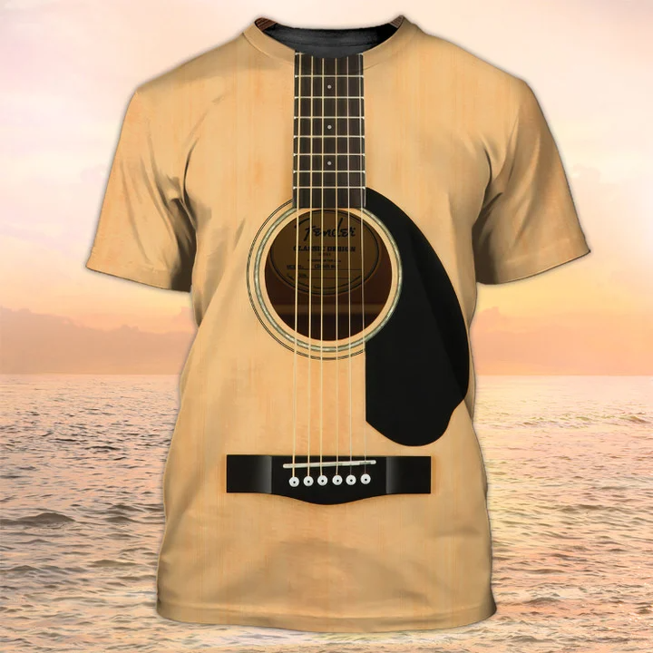 Bass Guitar 3D T Shirts/ Guitar Tshirts/ Mens Guitar Shirts/ Guitar Lover Gift