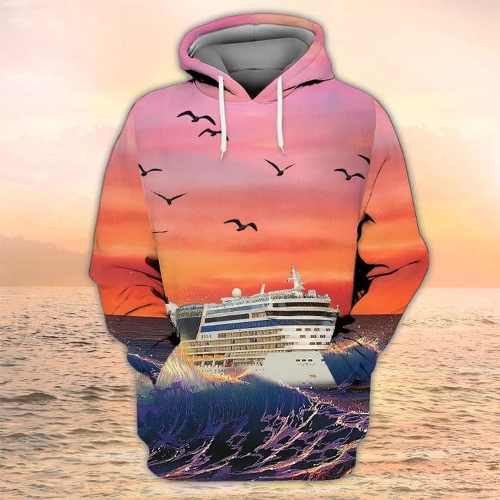 Cruise T Shirts For Friends/ Family Cruise T Shirt Ideas/ 3D Full Print Cruise Hoodie Sweatshirt