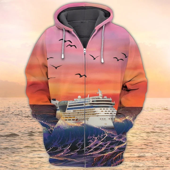 Cruise T Shirts For Friends/ Family Cruise T Shirt Ideas/ 3D Full Print Cruise Hoodie Sweatshirt