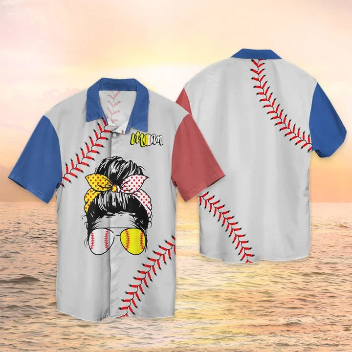 Baseball Softball Mom 3D All Over Printed Shirts/ Women Baseball Hoodie/ Baseball Gift For Mom