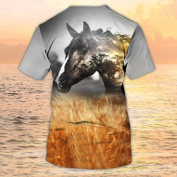 3D All Over Print Horse Shirt/ Horse Tshirt Men Women/ Gift For Horse Lovers