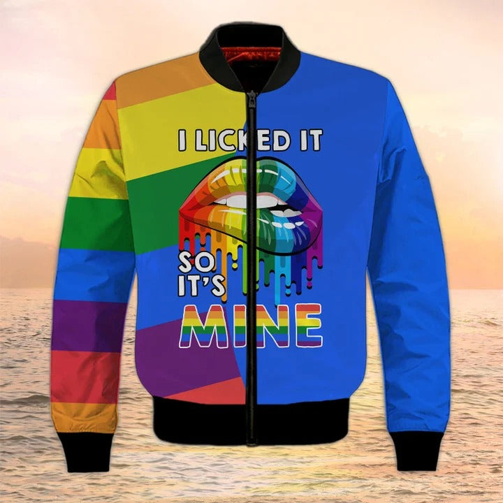 3D All Over Print LGBT Shirt/ I Licked It So It
