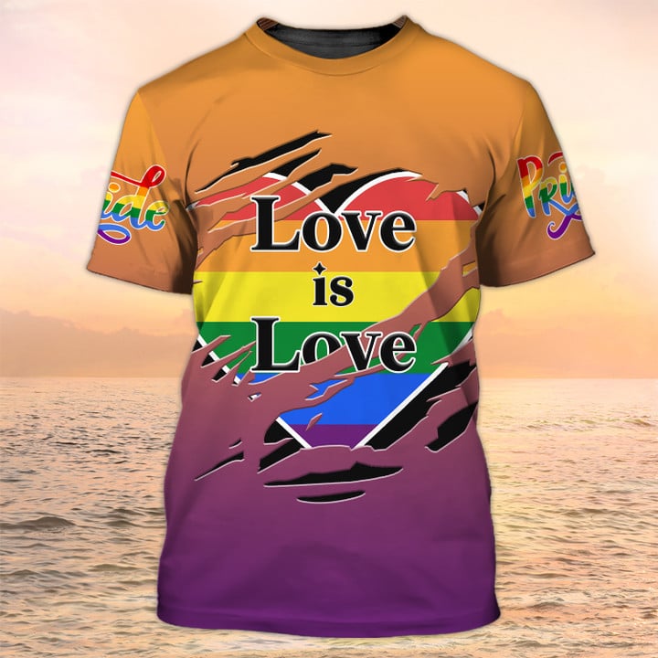 Funny Pride Shirts/ Rainbow LGBT Shirts/ Love is Love Rainbow Pride LGBT Shirt/ Best Gift for Gay