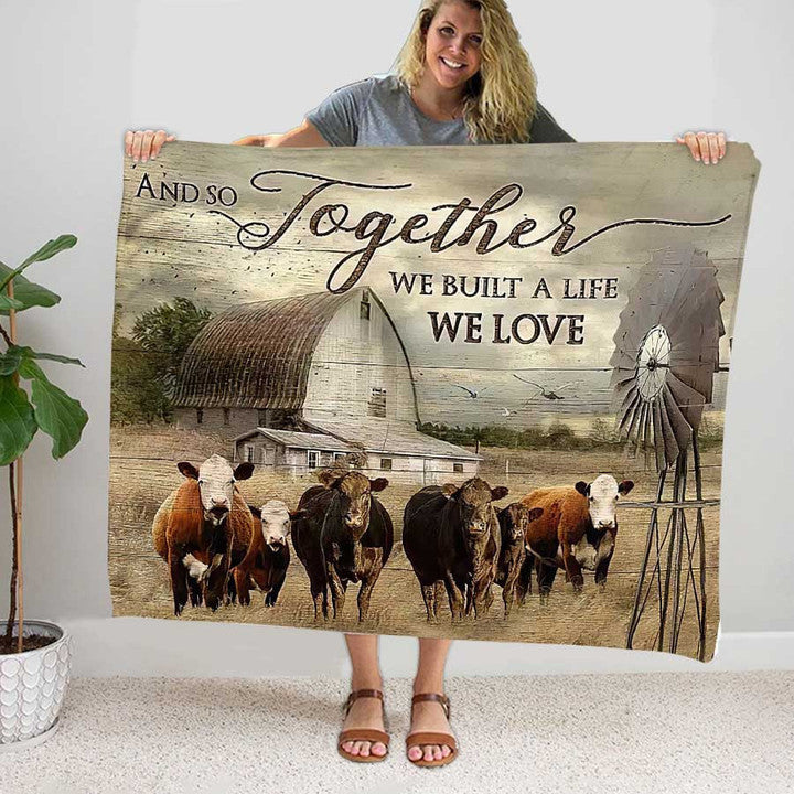 Farm House Cattle Blanket