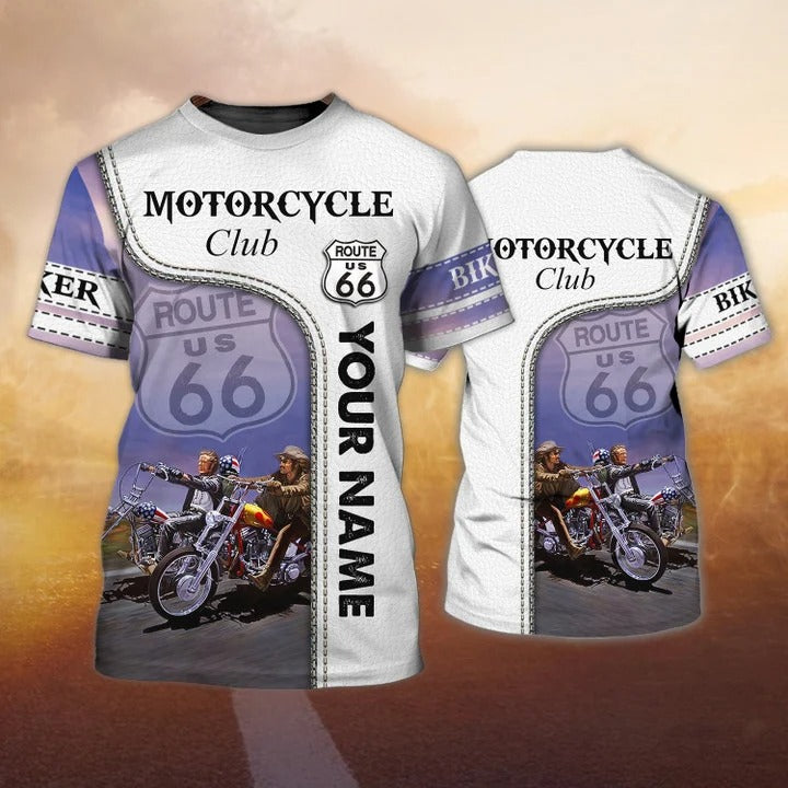 Custom 3D Biker Shirt/ Motorcycle Club Uniform/ Biker Gifts