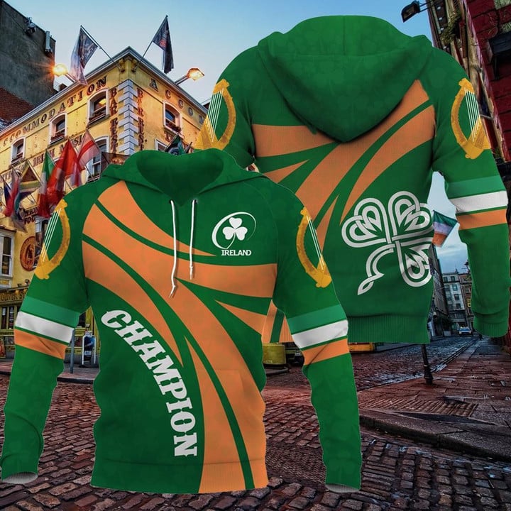 Ireland Champion St. Patrick Day 3D All Over Print Shirt