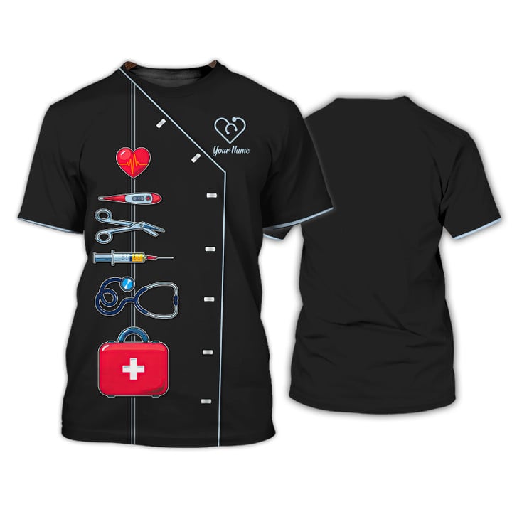 Nursing Tools T-shirt Custom Nurse Uniform Nurse/ Nurse Shirt for Women