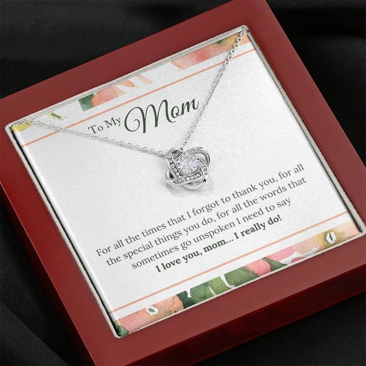 I love you mom necklace/ Mother