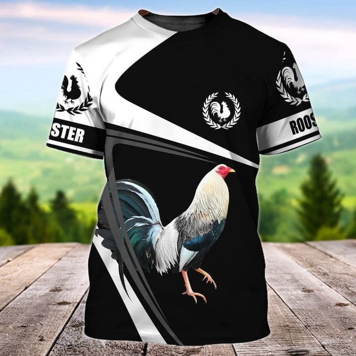 Customized Rooster Mexican 3D All Over Print Shirt/ Mexican Shirt For Him/ Rooster Camo Shirts