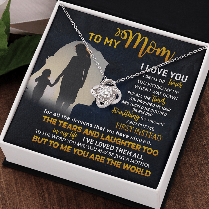 To My Mom Necklace/ I Love You For All The Times Necklace Gift For Mom/ Jewelry For Mom/ Mother''s Day Gift