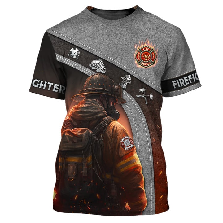 Firefighter Shirts Once A Firefighter Always A Firefighter 3D Shirt
