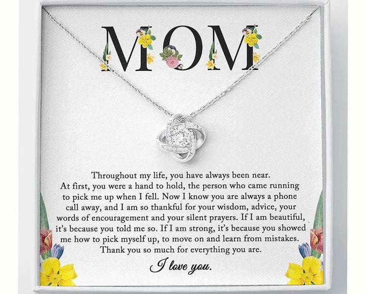 To My Mom Necklace/ Sentimental Gifts For Mom from Daughter/ Thank You Mom/ Mom Necklace/ Mother''s Day Necklace