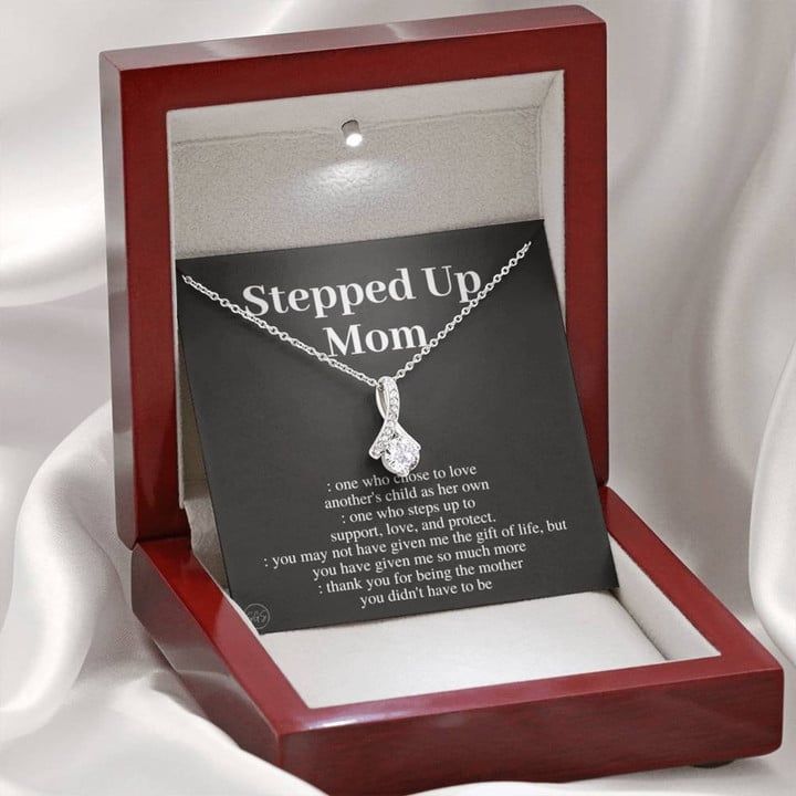 Stepped Up Mom Necklace/ Mother