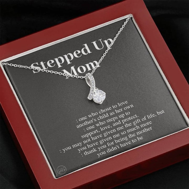 Stepped Up Mom Necklace/ Mother