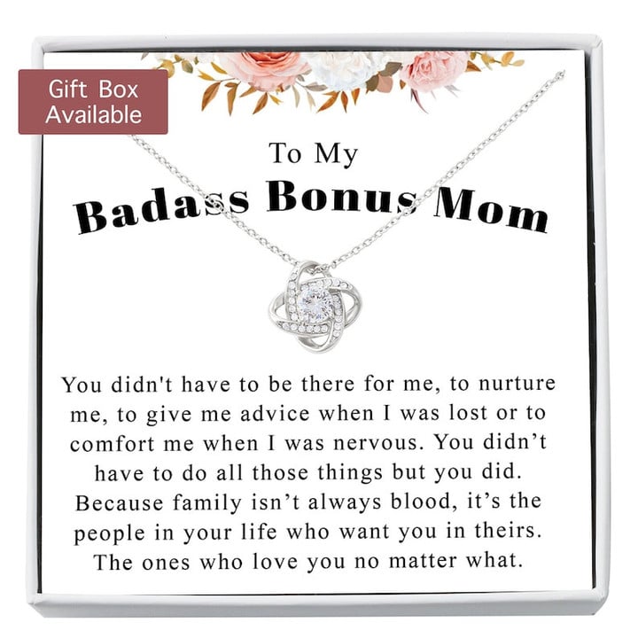 Bonus Mom Gift/ Bonus Mom Necklace/ Step Mom Gift/ Step Mom Necklace/ Bonus Mom Wedding Gift/ Step Mom Birthday Gift/ Bonus Mom Mother''s Day