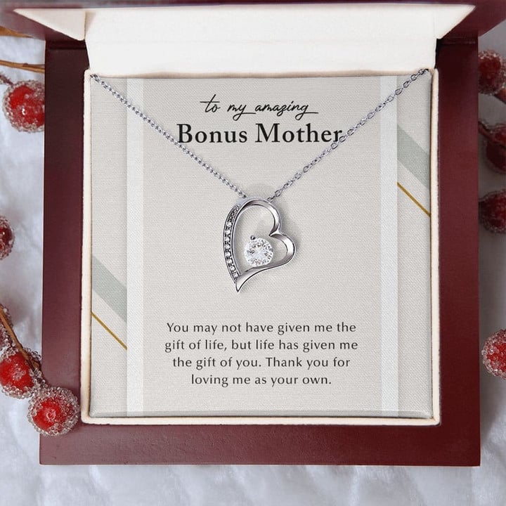 Sentimental Gift for Bonus Mother/ Step Mom Gift/ Present for Stepmom Bonus Mom Necklace/ Stepmom Necklace/ Step Mother