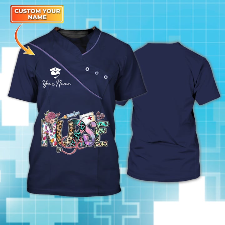 Custom Nurse Tshirt Nurse Earing Strong Essential Shirt / Nurse 3D Shirt for Women