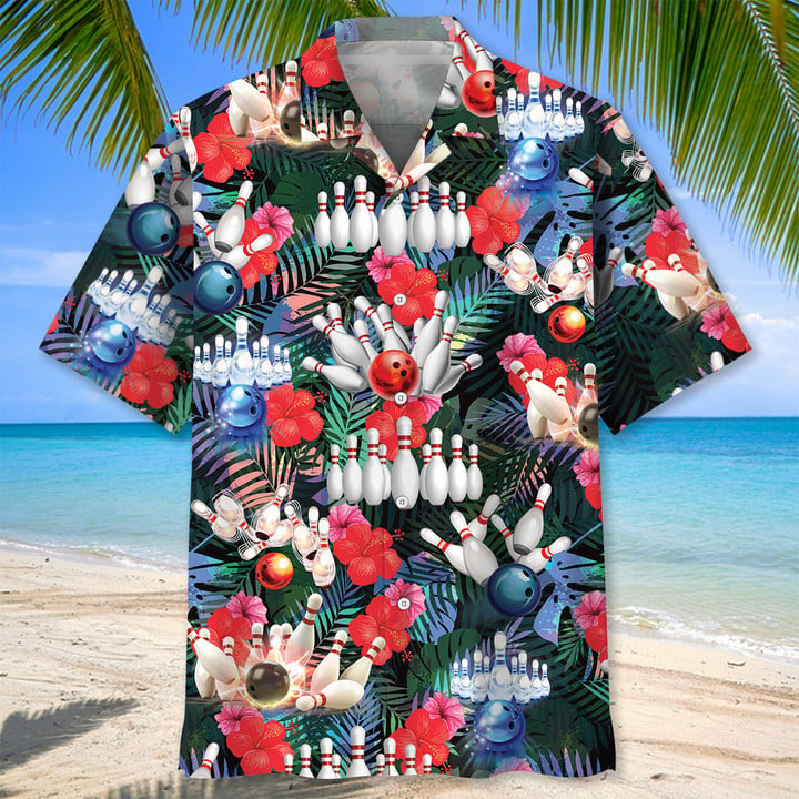 Bowling Tropical Hawaiian Shirt