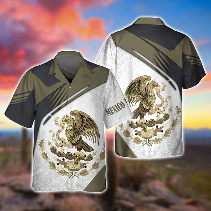 Cool Mexico Hawaiian Shirt/ 3d Full Printed Mexican Aloha Beach Hawaii Shirts/ Summer Gift