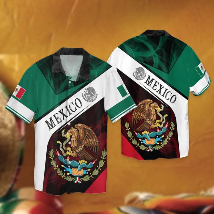 Mexico Full 3d Print Hawaiian Shirt For Men And Woman/ Mexican Aloha Beach Shirt/ Aloha Hawaiian Shirt