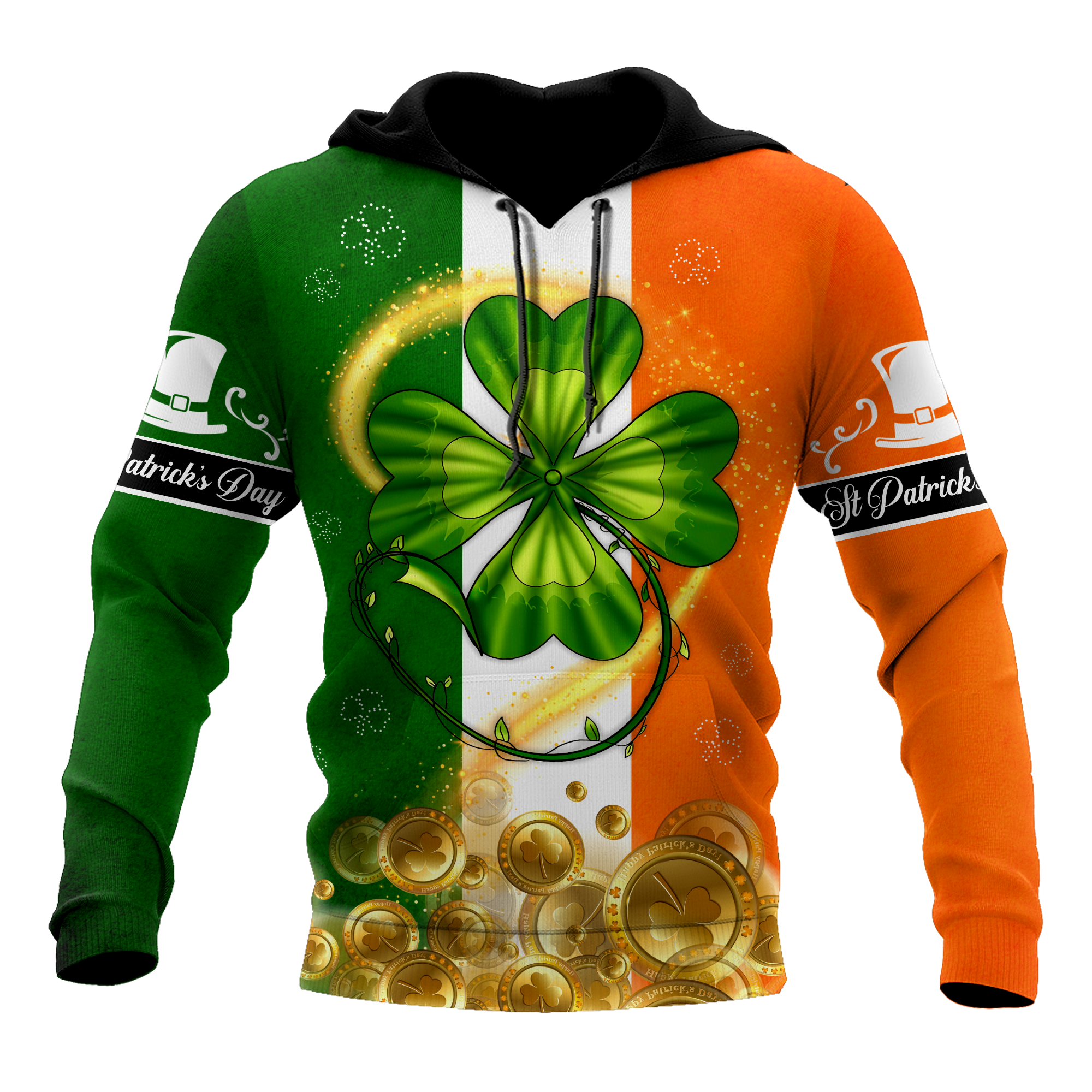 Shamrock Gold Coin Drink Beer 3D Shirt/ St Patrick''s Day Shirt/ Irish Shirt/ Lucky Shirt/ Drinking Shirts/ Let''s Day Drink