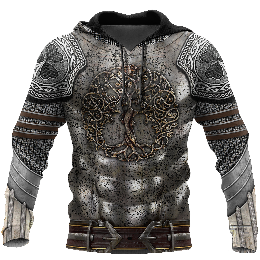 Irish Armor Warrior Knight Chainmail Shirts For Men and Women/ Gift For St Patrick Day Shirt