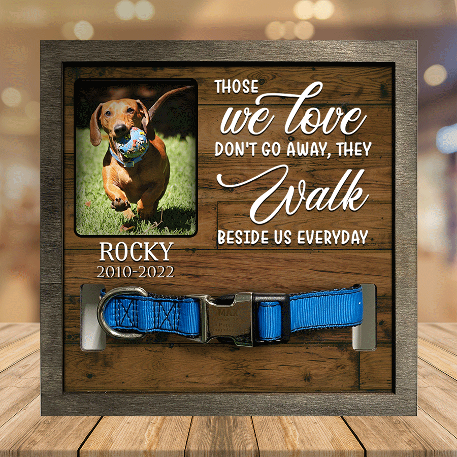A Dachshund Pet Picture Frames Memorial Dog hardest to say goodbye Dog Lover Gift/ Memorial Gifts