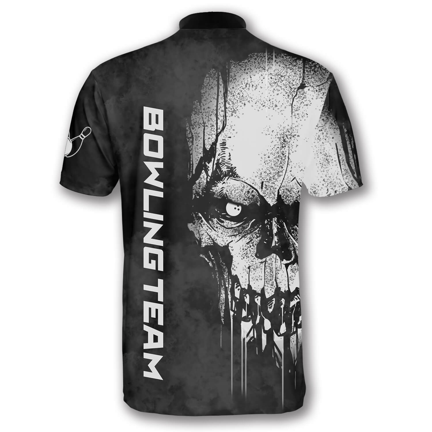 1000 Years Mummies Custom Bowling Jerseys for Men/ Personalized Bowling Skull Shirt/ Gift for Bowler