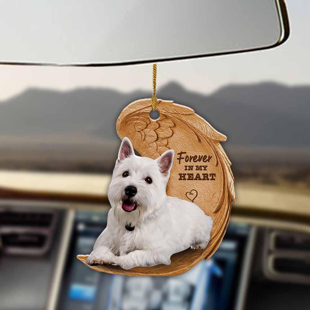 West Highland White Terrier Forever In My Heart Hanging Ornament Dog Ornament Coolspod