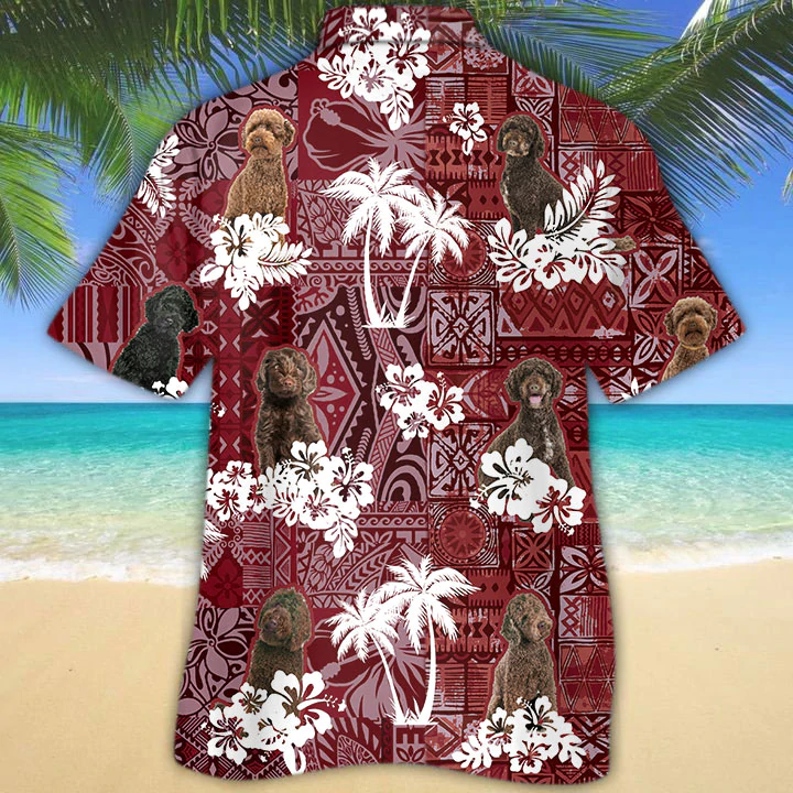 Australian Labradoodle Red Hawaiian Shirt/ Hawaiian shirt For men/ Women/  Aloha Shirt For Summer