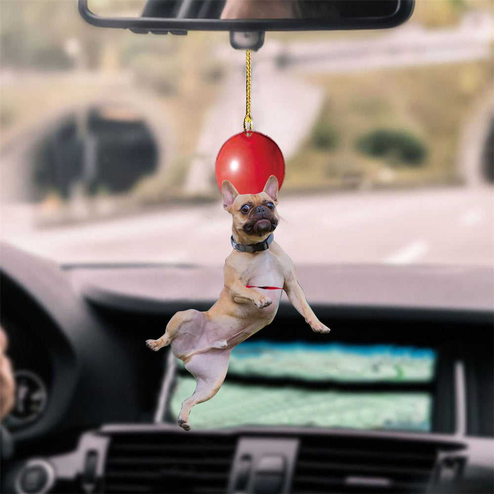 French Bulldog Fly With Bubbles Hanging Ornament Dog Ornament Coolspod