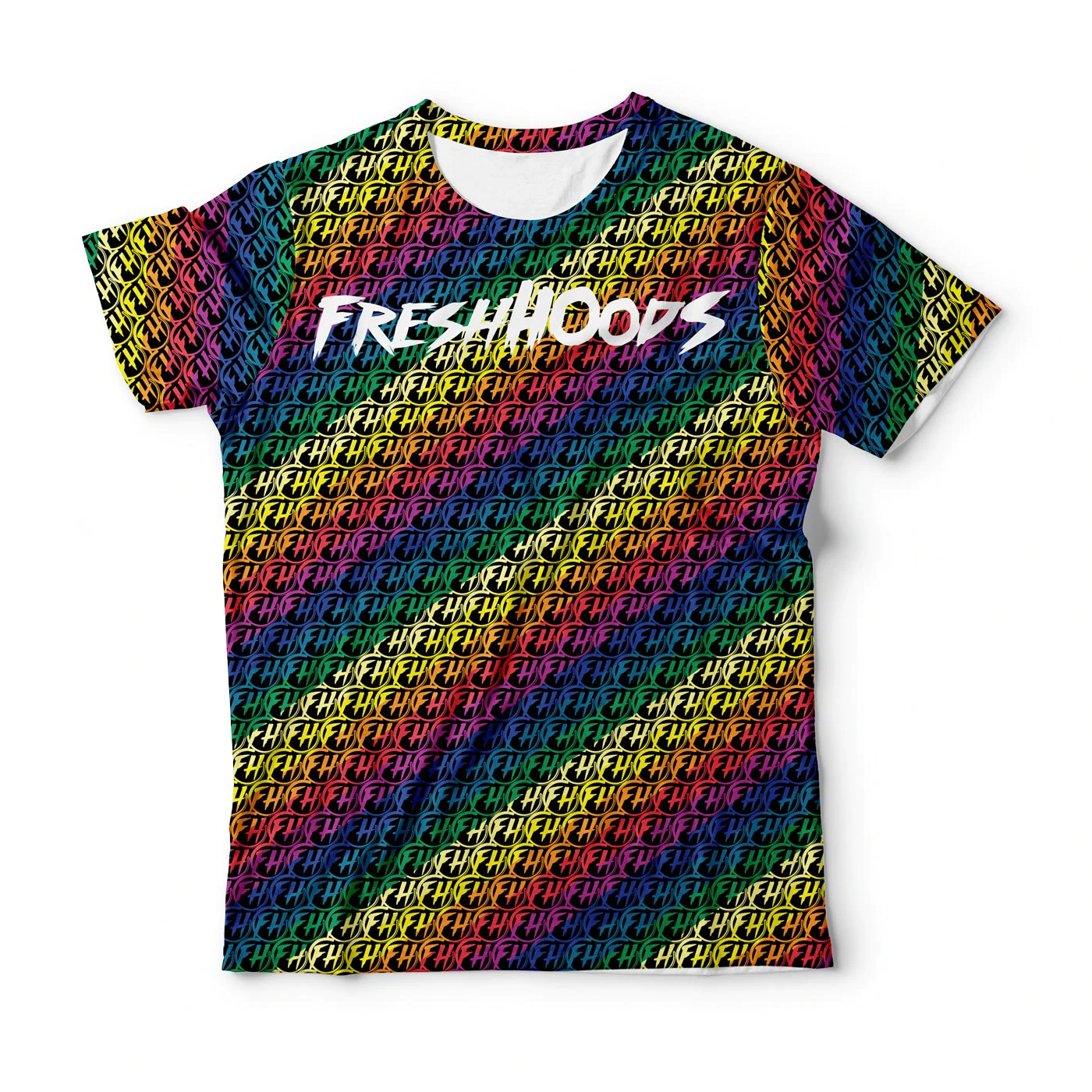 Pride 3D T Shirt For Gaymer/ Lesbian Fresh Hoods 3D T Shirt/ Rainbow 3D Pride Shirts
