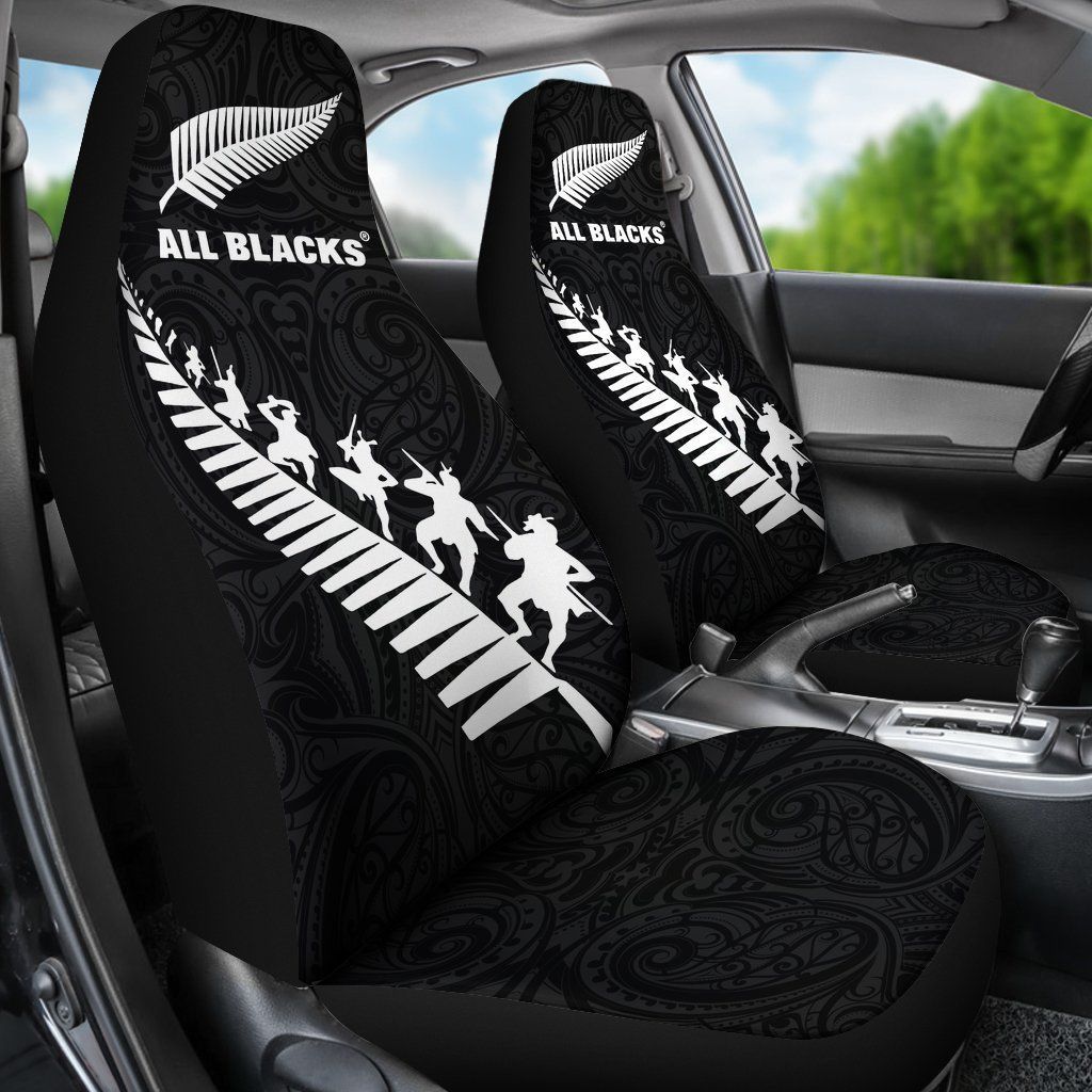 New Zealand Maori Haka Fern Car Seat Covers