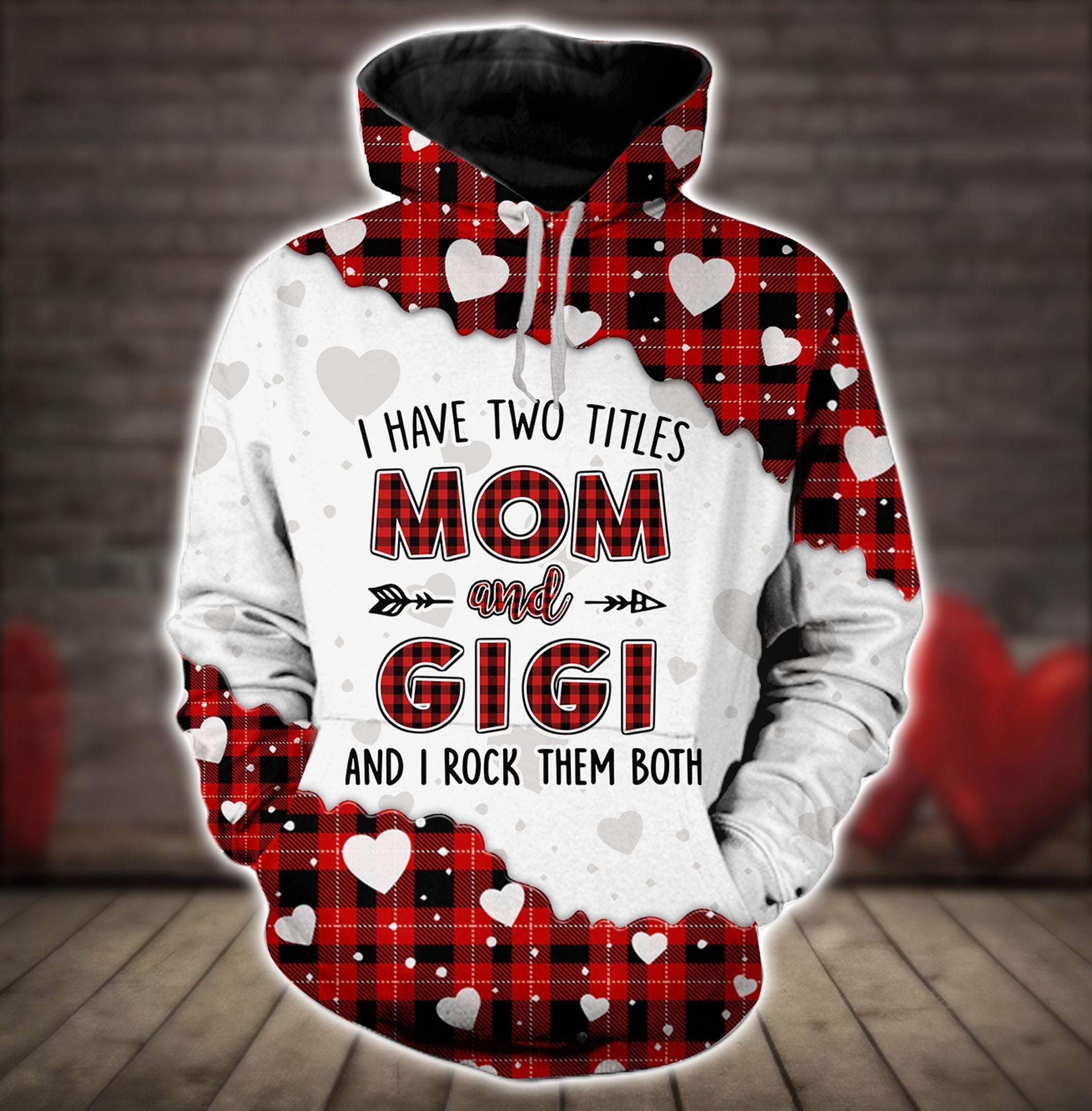 Two Titles Mom & Gigi Christmas Hoodie