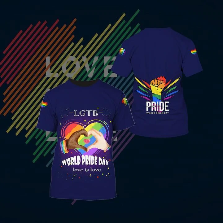 Birthday Gifts For Gay Friend/ Lgbt Ally 3D Shirt/ Proud Gaymer Shirt/ Gift For Lesbian