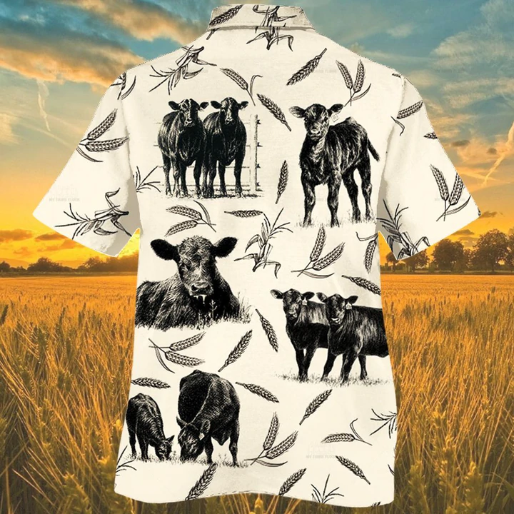 Cow Cattle Farm Lovers Hawaiian Shirt/ Summer Hawaiian shirt for men women