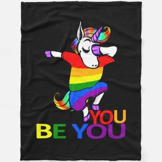 Lgbt Rainbow Bedding/ Lgbt Gay Les Fleece Blanket Home Decor Bedding Couch Sofa For Lesbian/ Gaymer