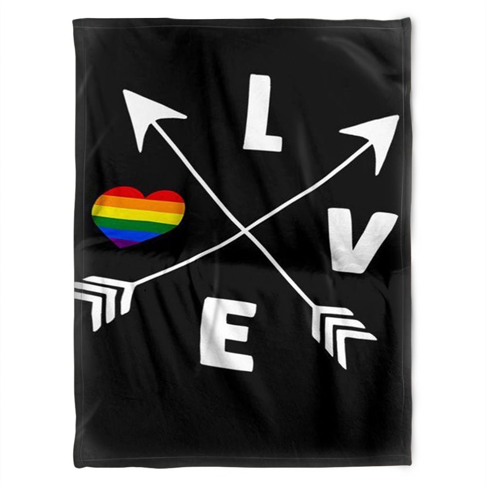 Lgbt Blanket/ Gay Blanket/ Pride Soft Blanket/ Lesbian Fleece Banket/ Lesbian Gift