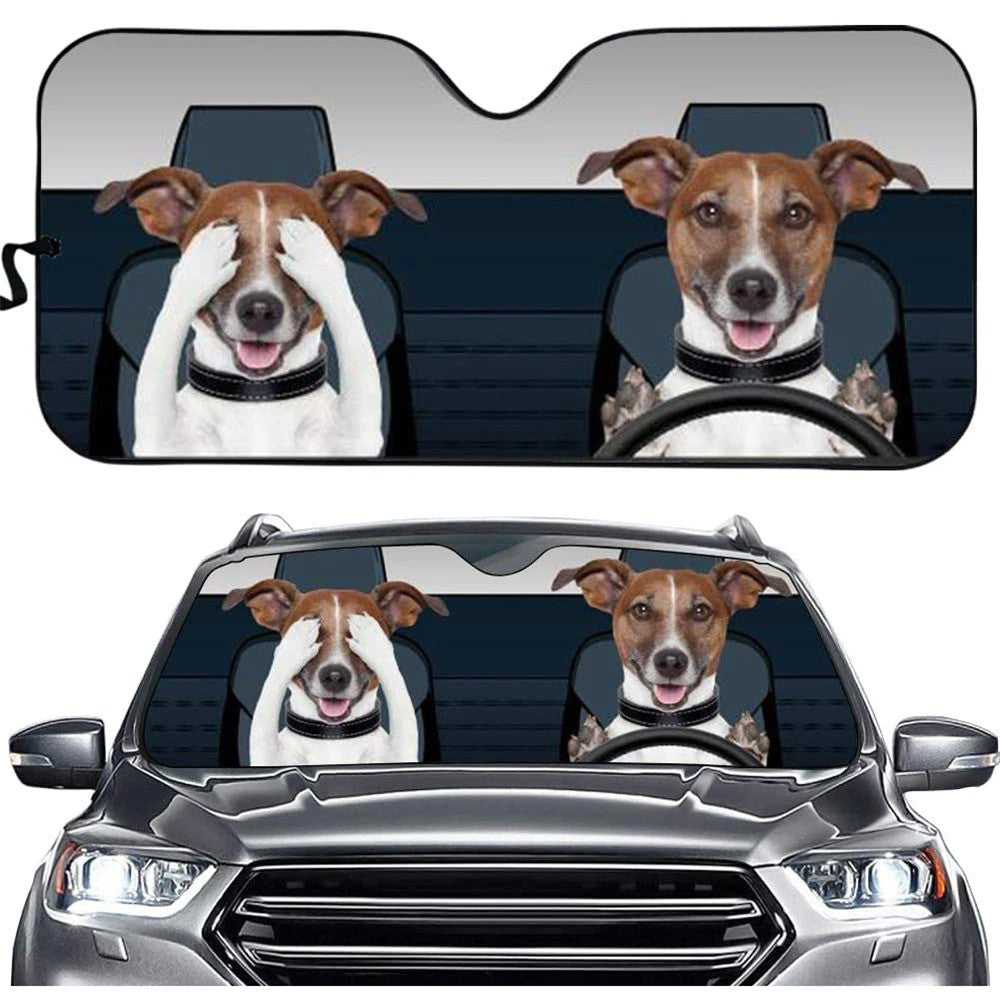 Funny Cavoodle For Dog Lovers Printed Car Sun Shade Cover Auto Windshield Coolspod
