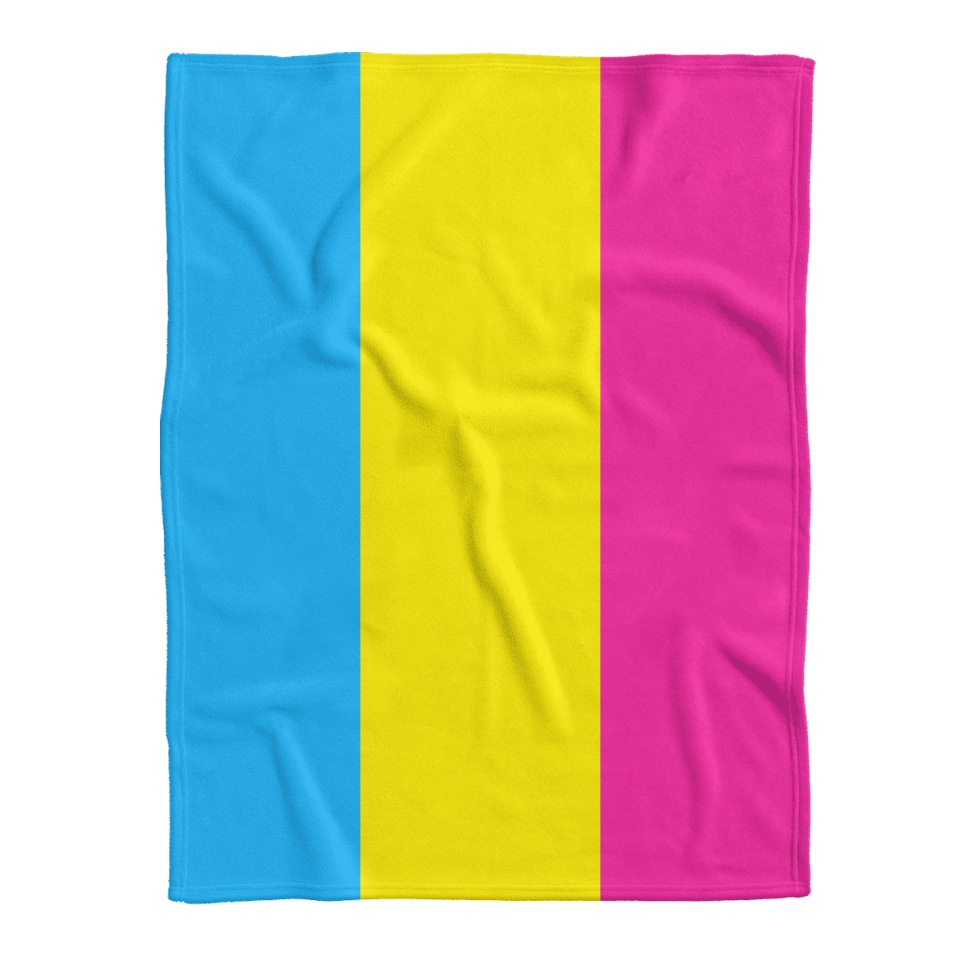 Pansexual Blanket/ Lgbtq Blanket/ Pansexual Flag Blanket/ Pansexual Pride Blanket/ Pansexual Gift