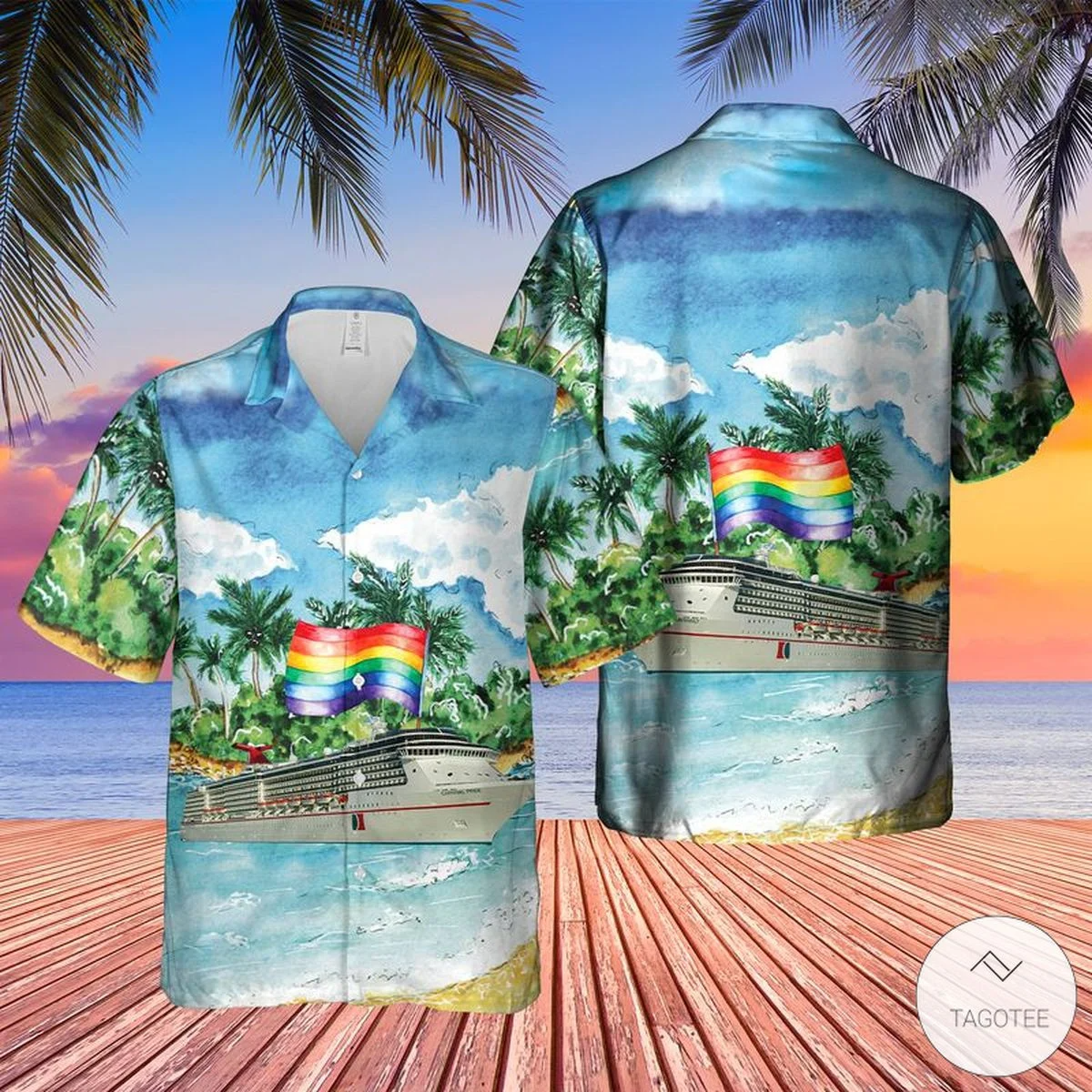 Pride Hawaiian Shirt/ Us Cruise Happy Pride Month Lgbtq Hawaiian Shirts