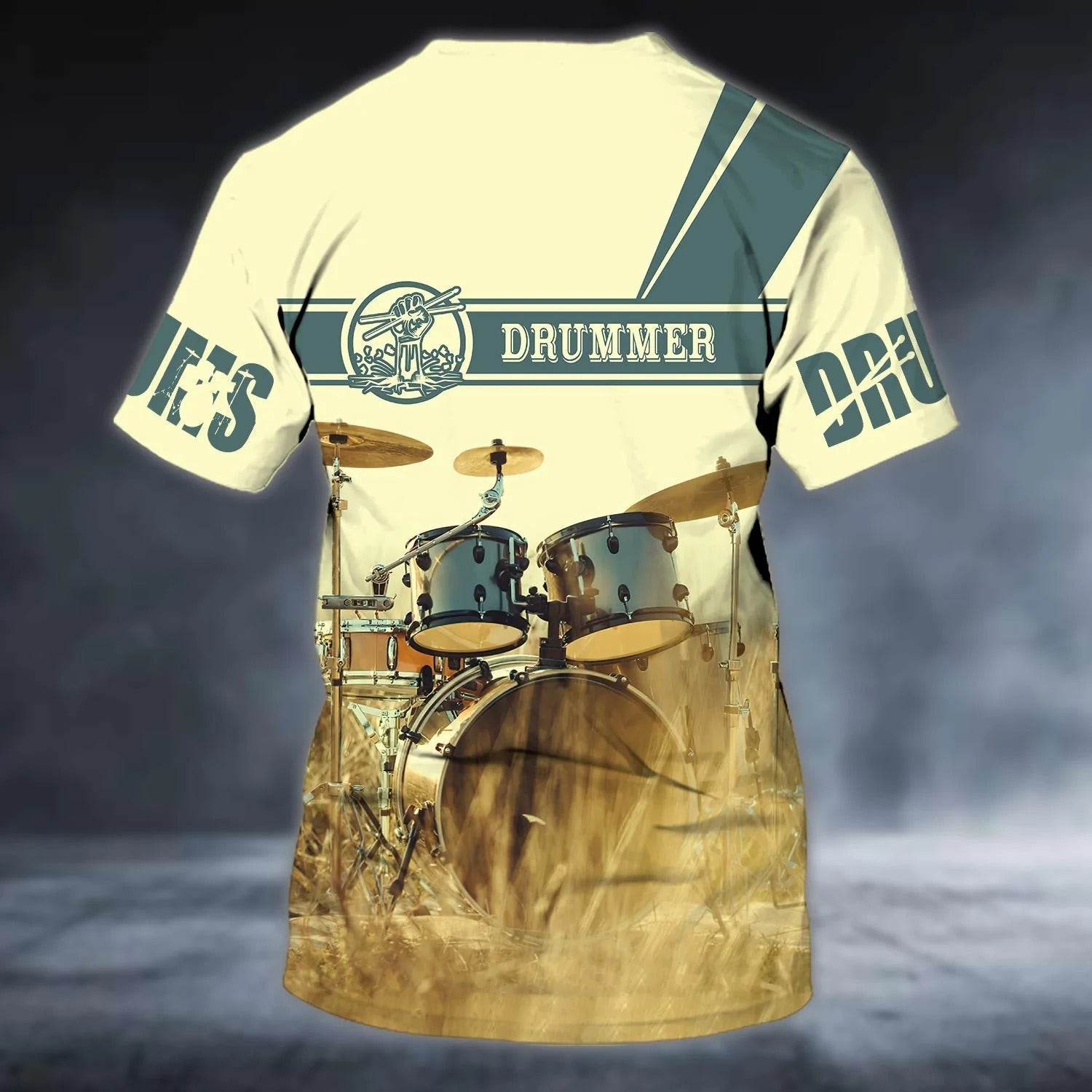 Personalized 3D All Over Print Drummer T Shirt/ Design Drum On Shirt/ Music Lover Gift
