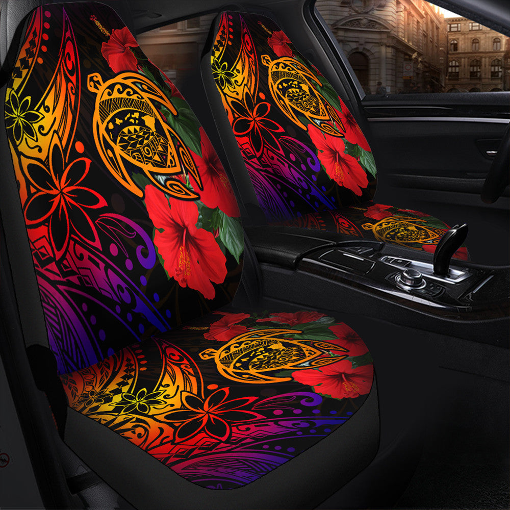 Polynesian Pride Car Accessories Hawaii Turtle Ocean Car Seat Covers