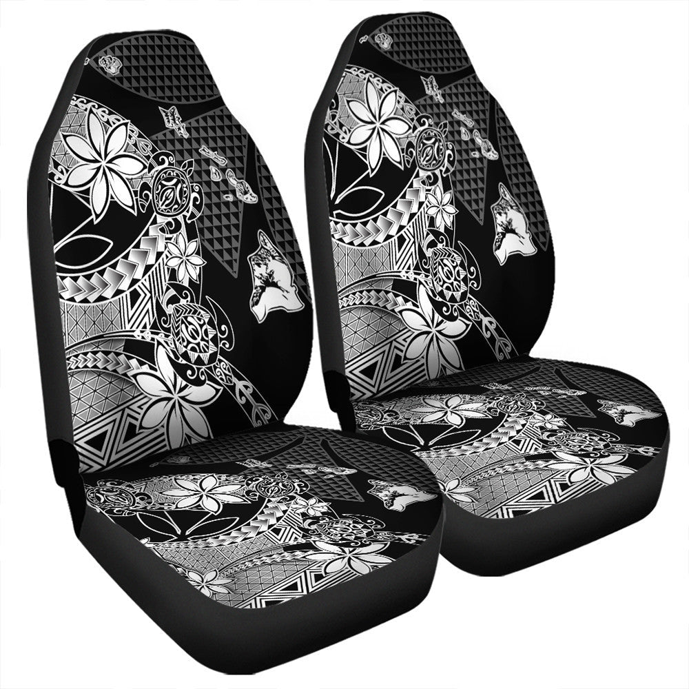 Polynesian Pride Car Accessories Kanaka Black Kakau Hawaiian Car Seat Covers