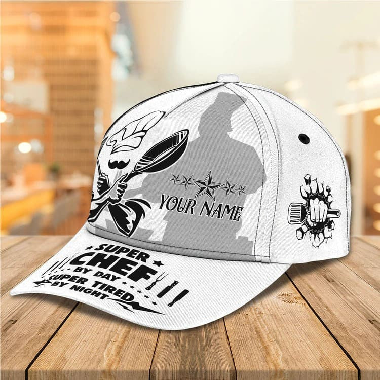Personalized Chef Cap for Chef Colleague/ 3D Classic Cap All Over Printed for Chef