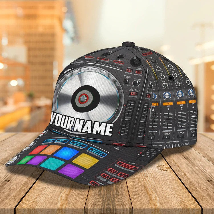 Personalized DJ Cap for Women/ 3D Classic Cap All Over Print for DJ Players