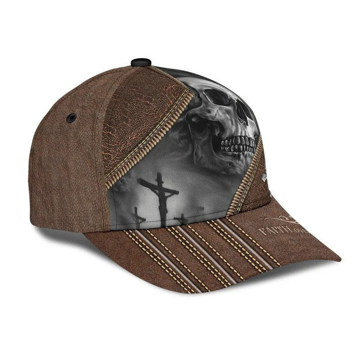 Personalized Faith Over Fear Jesus Christ Cap 3D All Over Prints Hat for Christian